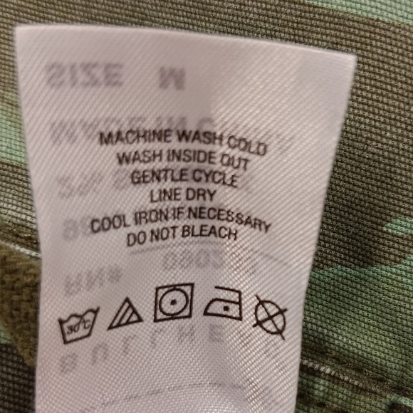 Bullhead Shorts Pull Elastic Waist drawstring Bermuda Printed Mens Size M - Picture 5 of 7